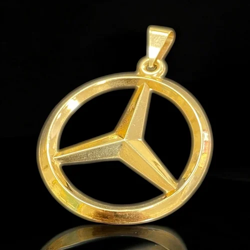 14 Karátos Arany Mercedes Medál 